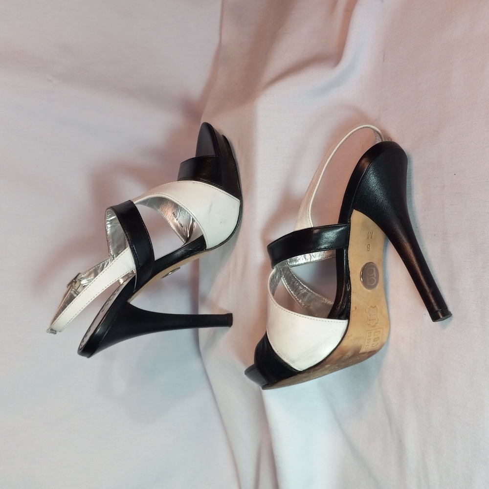 Bebe Leather Sandals - image 4